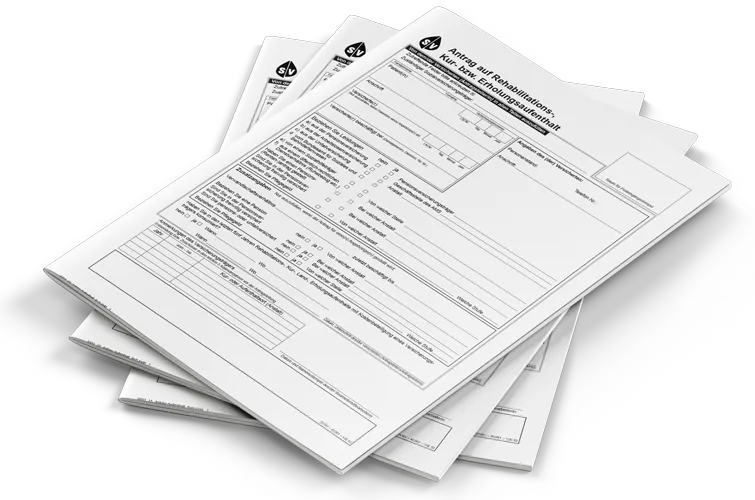 Antragsformular für Rehabilitationsmaßnahmen